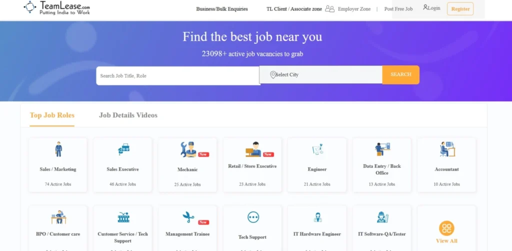 HR Companies in India - TeamLease