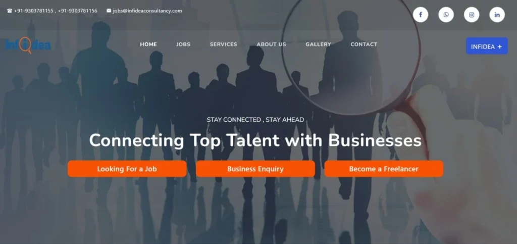 Recruitment Agencies in Indore - Infidea Consultancy & Services Pvt. Ltd.