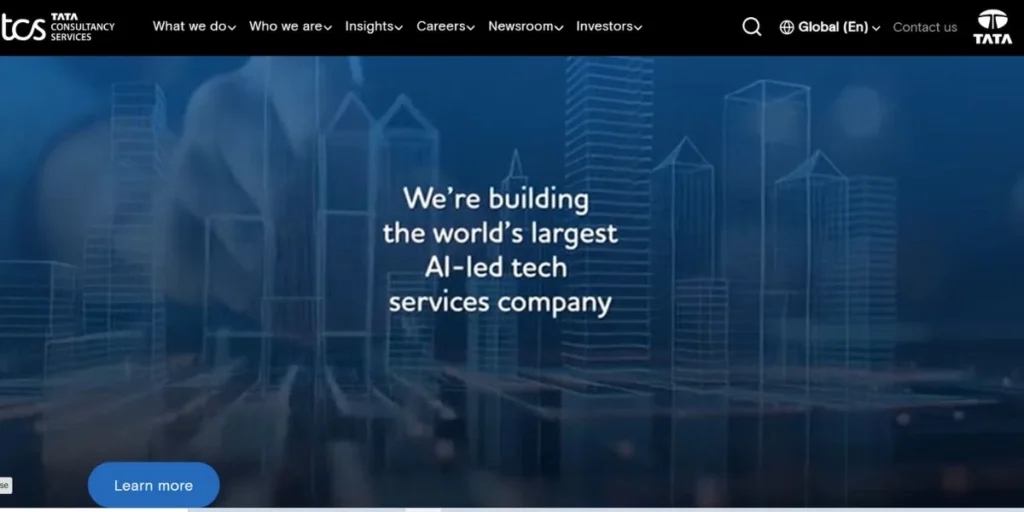 Tata Consultancy Services (TCS) - IT Companies in Ahmedabad