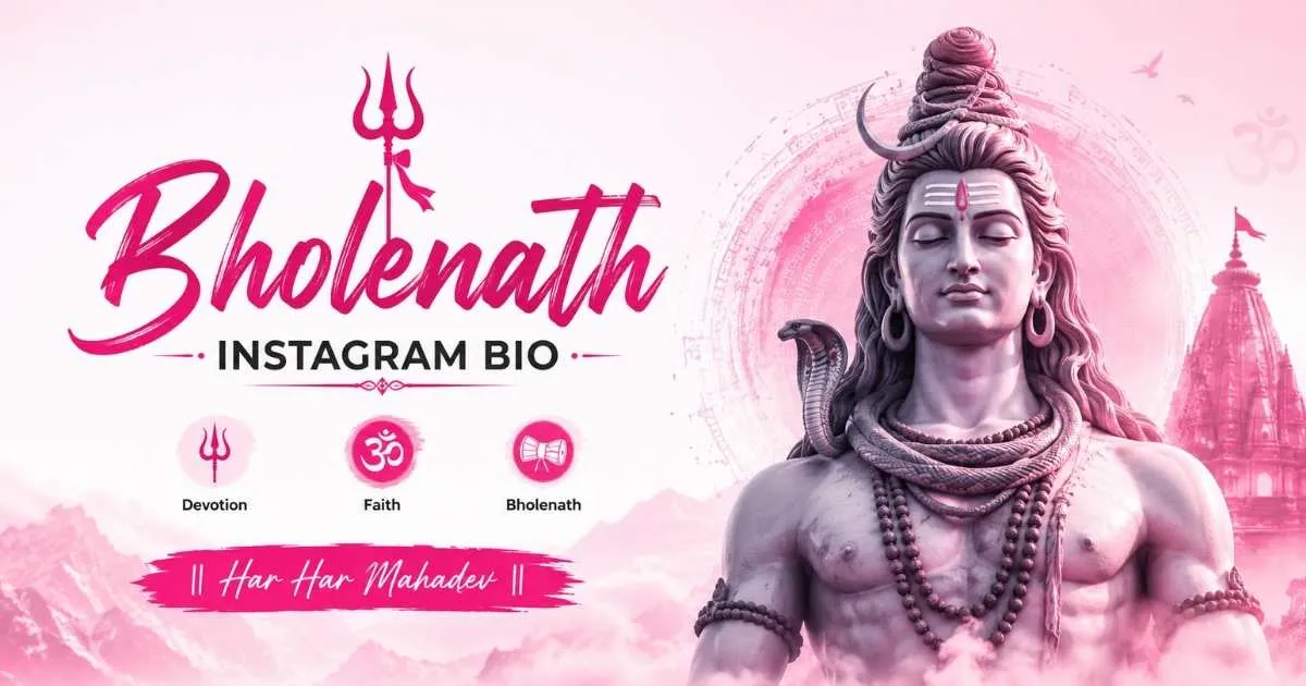 Bholenath Instagram Bio