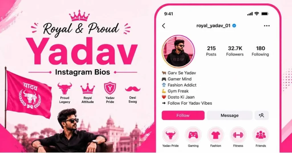 Instagram Bio for Yadav