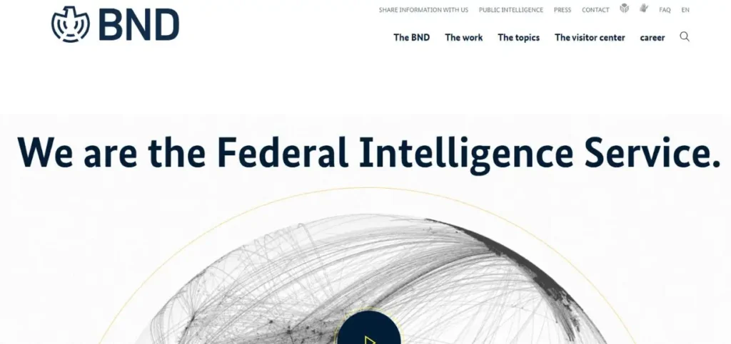 Top Spy Agencies in the World - BND — Federal Intelligence Service