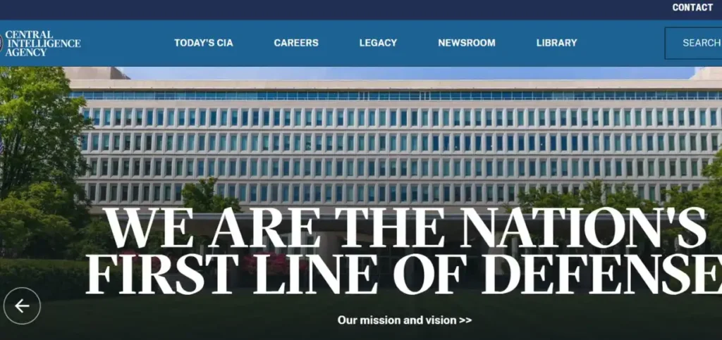 Top Spy Agencies in the World - CIA — Central Intelligence Agency