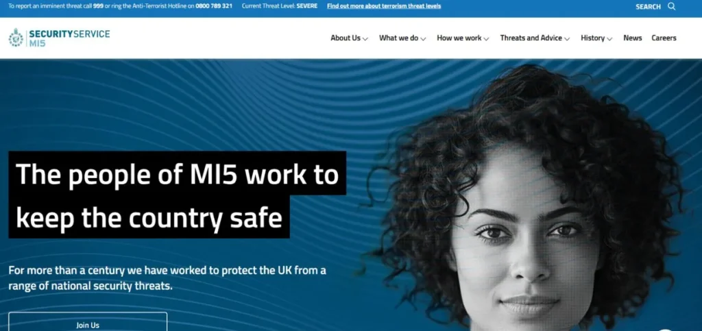 Top Spy Agencies in the World - MI5 — Security Service