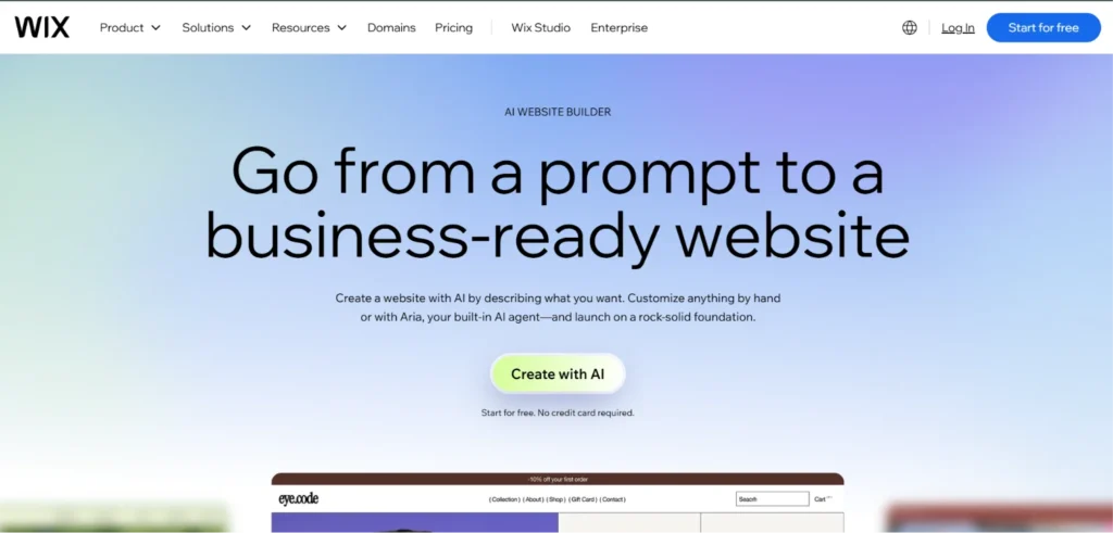 Wix ADI - ai Website Builder