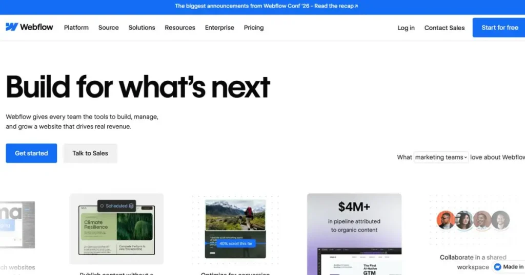 Best Drag and Drop Website Builder - Webflow