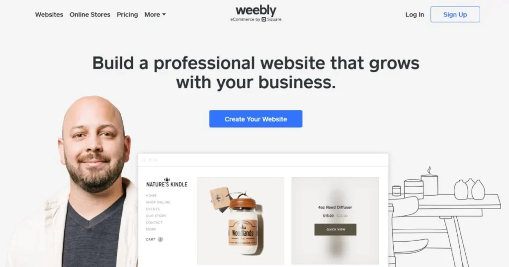 Best Drag and Drop Website Builder - Weebly