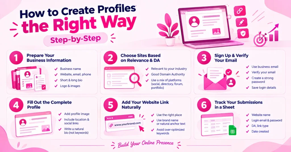 Profile Creation Sites