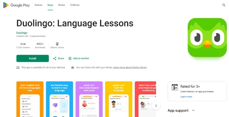 Best App to Learn Japanese - Duolingo