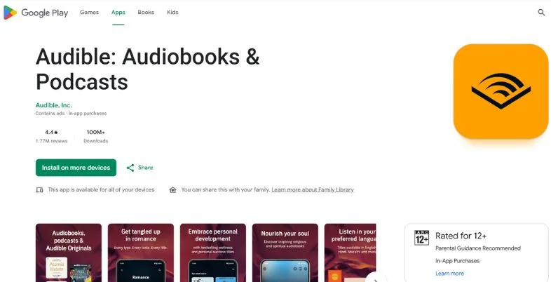 Best Audiobook Apps - Audible