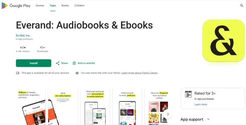 Best Audiobook Apps - Everand