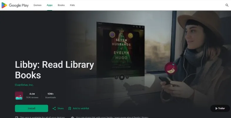 Best Audiobook Apps - Libby by OverDrive