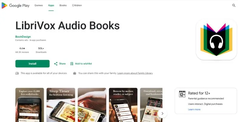 Best Audiobook Apps - LibriVox Audiobooks