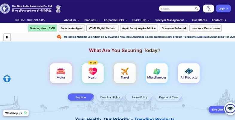Best Travel Insurance in India - New India Assurance
