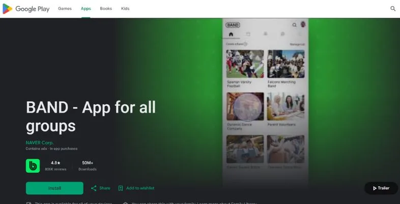 Community Apps - BAND