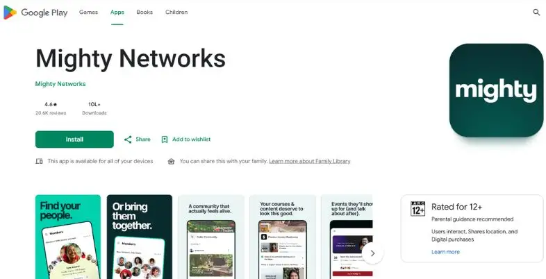 Community Apps - Mighty Networks