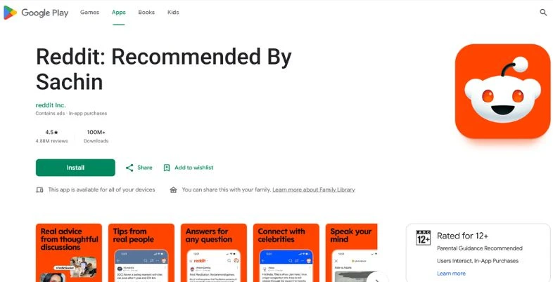 Community Apps - Reddit