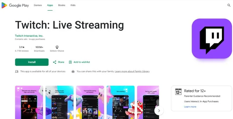 Community Apps - Twitch