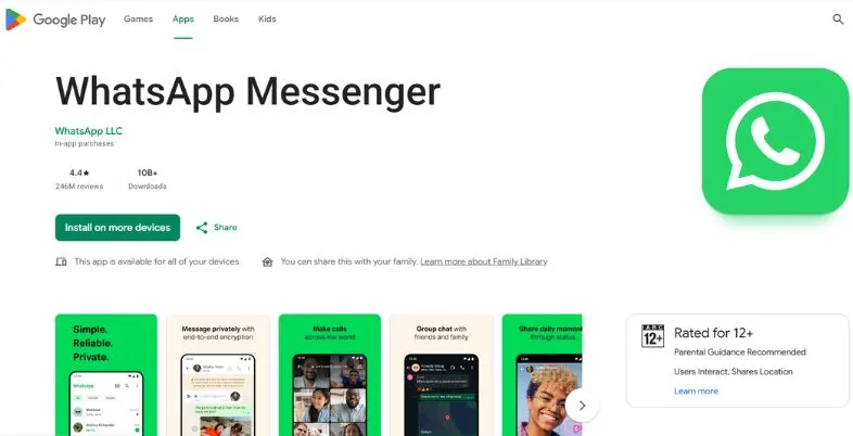 Community Apps - WhatsApp