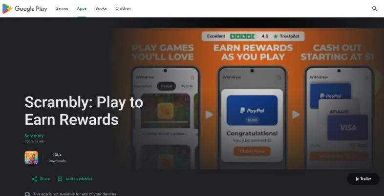 Free Money Apps - Scrambly