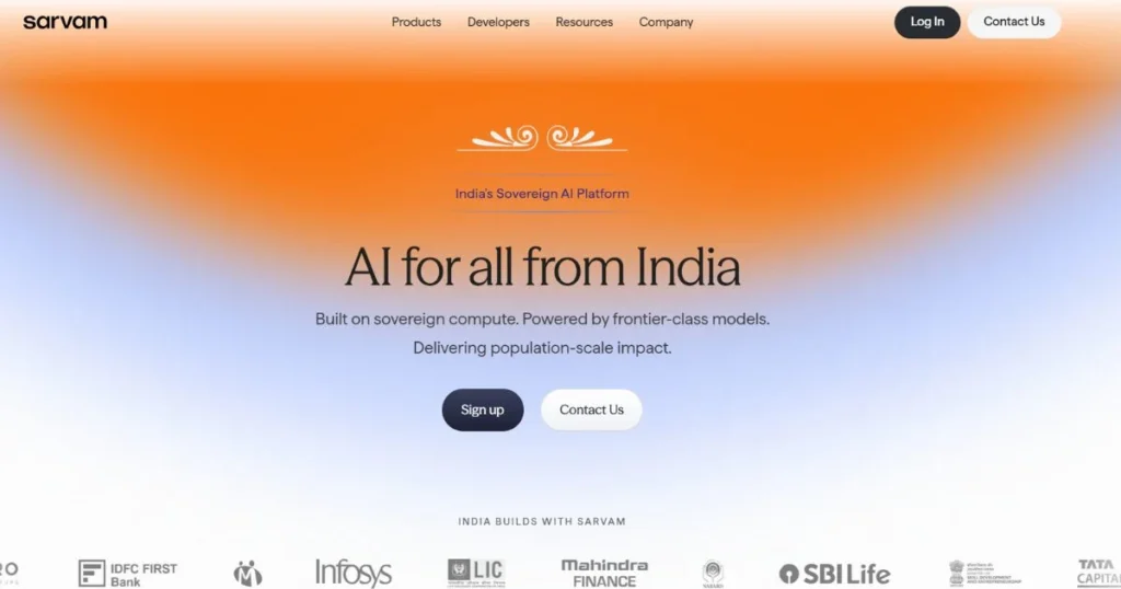 Indian Search Engine - Sarvam Indus