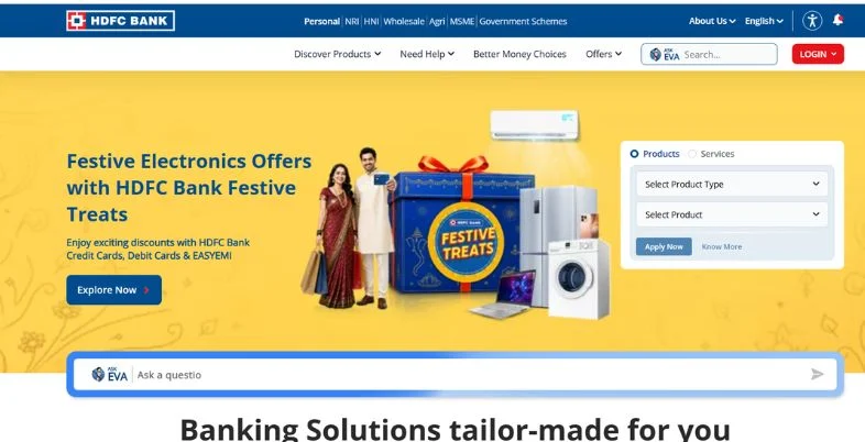 Largest Bank in India - HDFC Bank