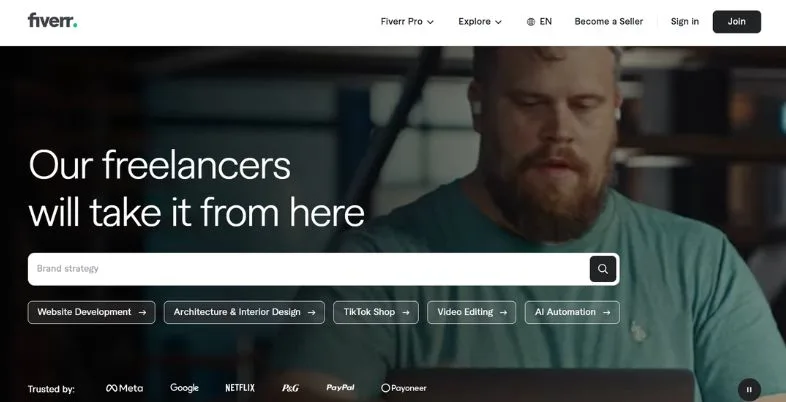 LinkedIn Alternatives - Fiverr