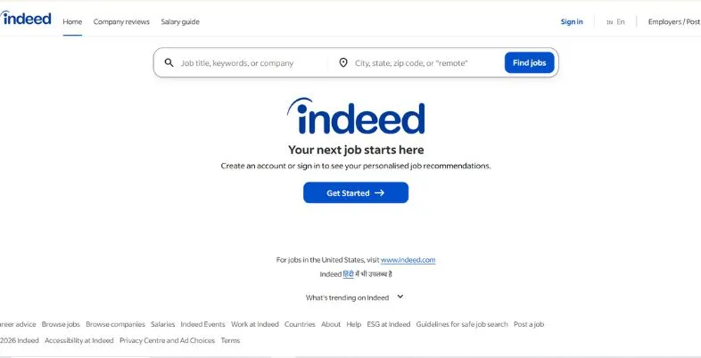 LinkedIn Alternatives - Indeed