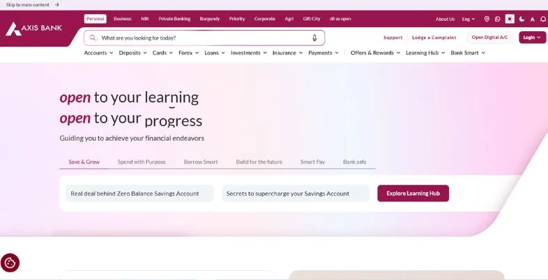 Private Banks in India - Axis Bank