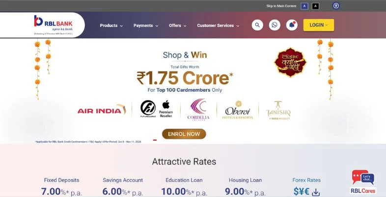 Private Banks in India - RBL Bank