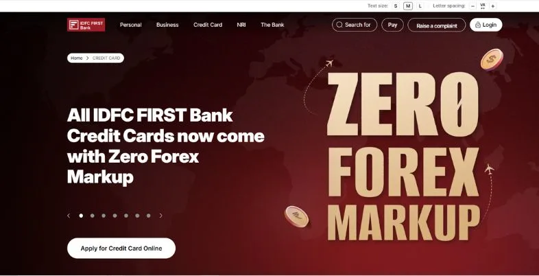 Top 10 Lifetime Free Credit Card in India - IDFC FIRST Select Credit Card