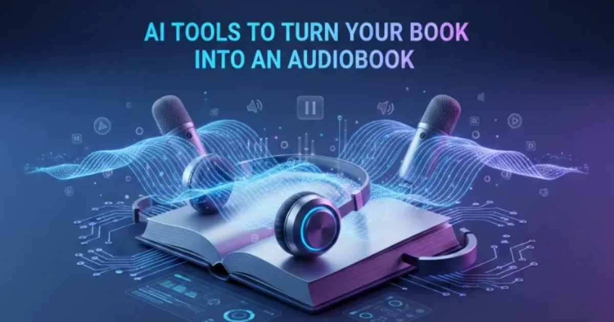 AI Tools to Turn Your Book into an Audiobook