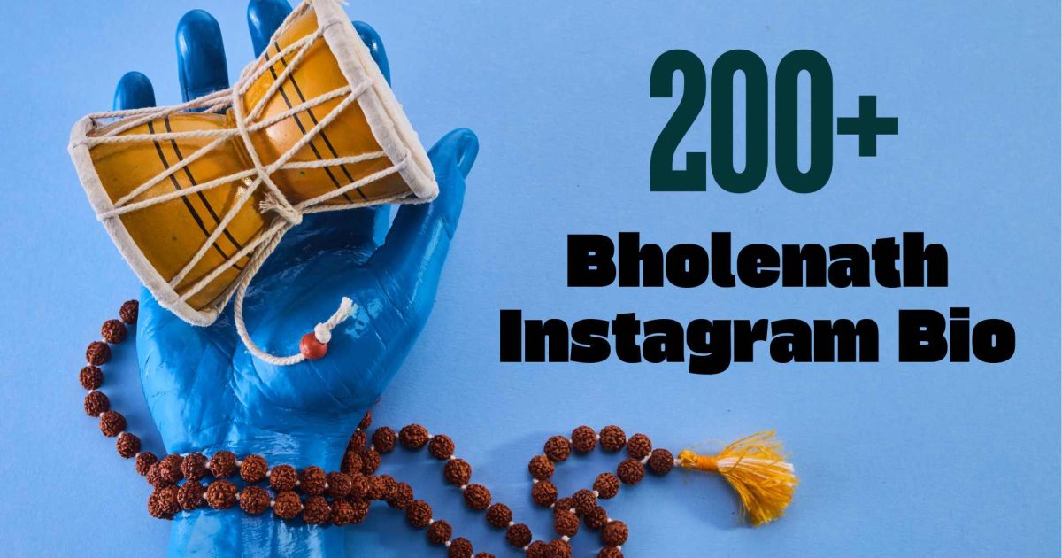 Bholenath Instagram Bio