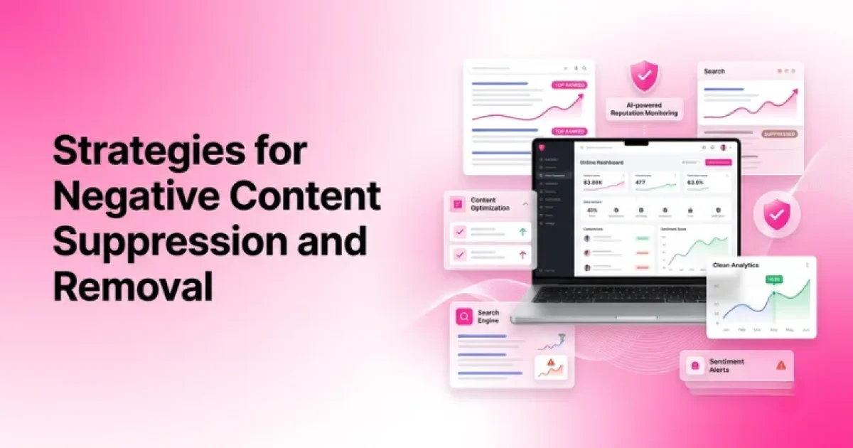 Proven Strategies for Negative Content Suppression and Removal