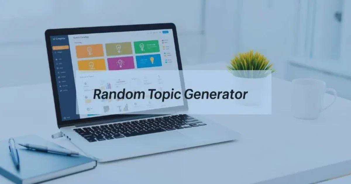 Random Topic Generator