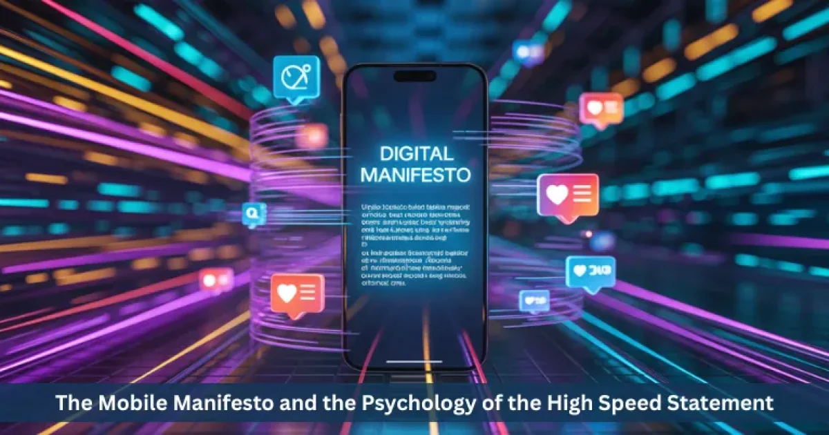 The Mobile Manifesto and the Psychology of the High Speed Statement