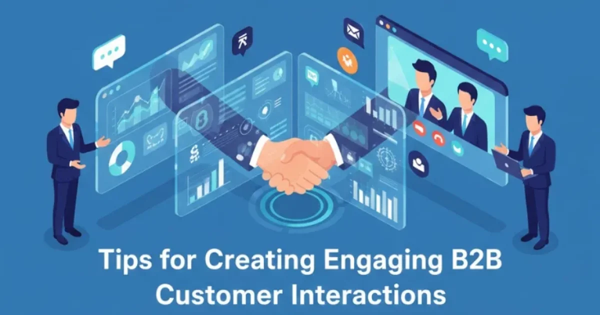 Tips for Creating Engaging B2B Customer Interactions