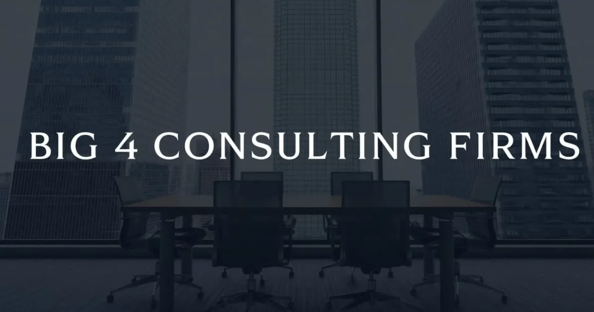 Big 4 Consulting Firms